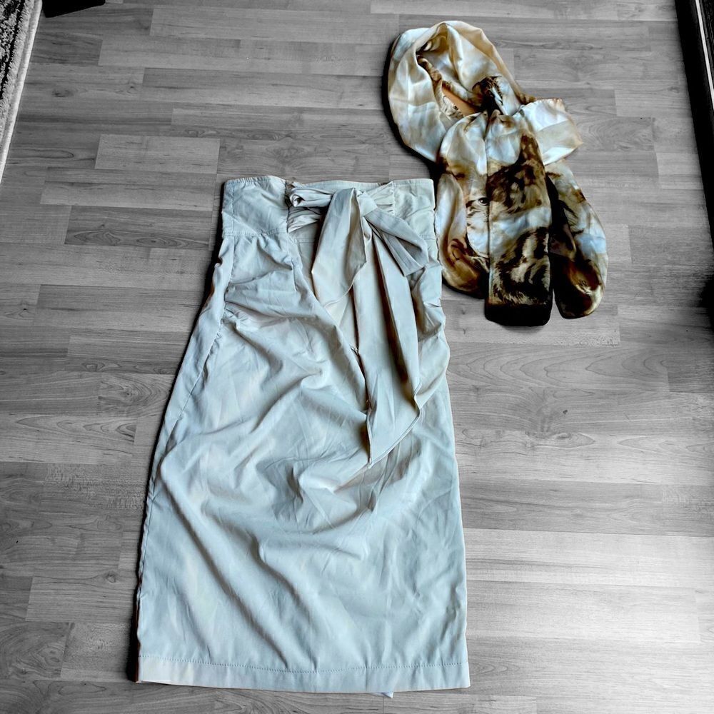 Lucy Paris Pencil Skirt & Symphony Designer Scarf NWT